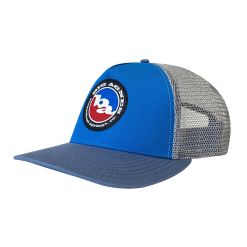 Big Agnes Classic Logo Trucker Hat - Blue / Slate