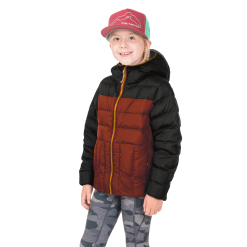 Big Agnes Kids' Ice House Hoodie -Sleeping Bags Shop Kids Ice House rooibos tea girl front