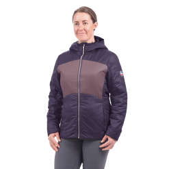 Big Agnes Women's Larkspur Jacket -Sleeping Bags Shop Larkspur Jacket purple velvet 01 hood down