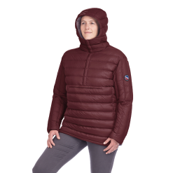 Big Agnes Red Elephant Cagoule -Sleeping Bags Shop Red Elephant oxblood front hoodup 03