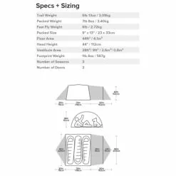 Big Agnes Blacktail Hotel 3 Bikepack Tent -Sleeping Bags Shop opplanet big agnes blacktail hotel 3 bikepack tent gray tbthbp321 av 8