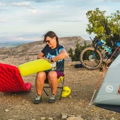 Big Agnes Copper Spur HV UL2 Bikepack Tent - 2-Person 51 Big Agnes Copper Spur HV UL2 Bikepack Tent - 2-Person -Sleeping Bags Shop opplanet big agnes copper spur hv ul2 bikepack tent gray silver 2 person thvcsbp221 usage 10