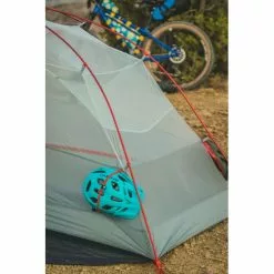 Big Agnes Copper Spur HV UL2 Bikepack Tent - 2-Person 53 Big Agnes Copper Spur HV UL2 Bikepack Tent - 2-Person -Sleeping Bags Shop opplanet big agnes copper spur hv ul2 bikepack tent gray silver 2 person thvcsbp221 usage 3