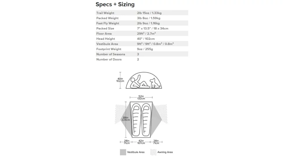 Big Agnes Copper Spur HV UL2 Bikepack Tent - 2-Person 11 Big Agnes Copper Spur HV UL2 Bikepack Tent - 2-Person - Image 9