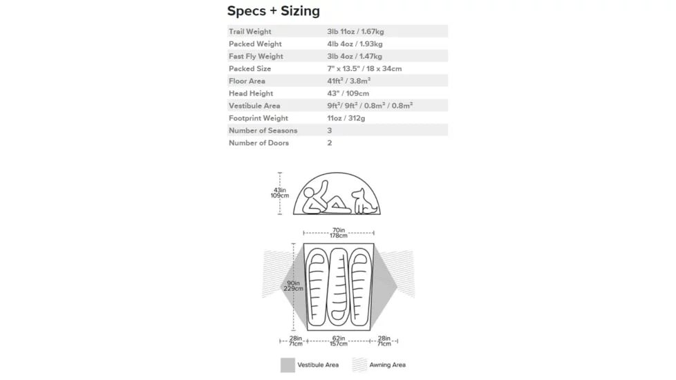 Big Agnes Copper Spur HV UL3 Bikepack Tent 10 Big Agnes Copper Spur HV UL3 Bikepack Tent - Image 8