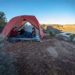 Big Agnes Copper Spur HV UL5 Tent -Sleeping Bags Shop opplanet big agnes copper spur hv ul5 tent orange 5 person thvcso522 usage 1