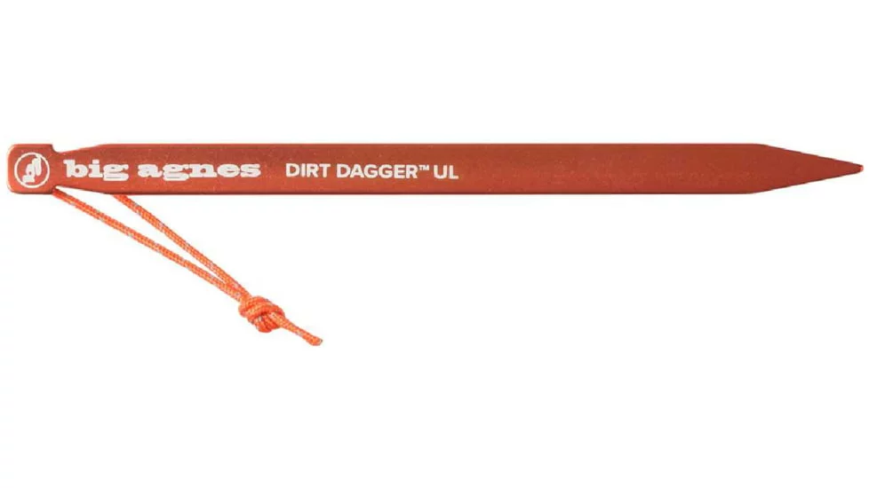 Big Agnes Dirt Dagger UL 6.75in Tent Stake, Pack Of 6 3 Big Agnes Dirt Dagger UL 6.75in Tent Stake, Pack Of 6
