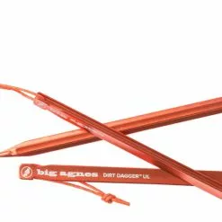 Big Agnes Dirt Dagger UL 6in Tent Stakes, Pack Of 6 -Sleeping Bags Shop opplanet big agnes dirt dagger ul 7 5in tent stakes pack of 6 orange addpk7521 av 3 1