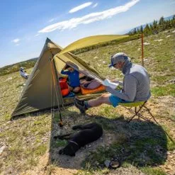 Big Agnes Gold Camp UL 5 Tarp Tent -Sleeping Bags Shop opplanet big agnes gold camp ul 5 tarp tent dark olive 5 person tgcul5t23 av 4
