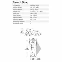 Big Agnes Tiger Wall UL1 Solution Dye Tent -Sleeping Bags Shop opplanet big agnes tiger wall ul1 solution dye tent gray yellow ttwul121 av 5