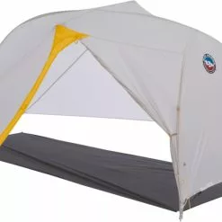 Big Agnes Tiger Wall UL1 Solution Dye Tent -Sleeping Bags Shop opplanet big agnes tiger wall ul1 solution dye tent gray yellow ttwul121 av 6