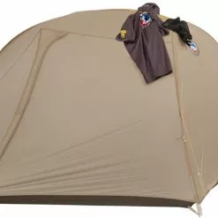 Big Agnes Tiger Wall UL2 Bikepack Solution Dye Tent -Sleeping Bags Shop opplanet big agnes tiger wall ul2 bikepack solution dye tent greige gray ttwulbp221 av 2