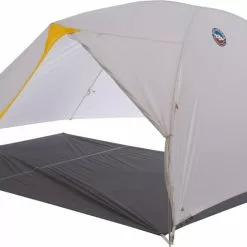 Big Agnes Tiger Wall UL3 Solution Dye Tent -Sleeping Bags Shop opplanet big agnes tiger wall ul3 solution dye tent gray yellow ttwul321 av 4