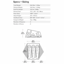 Big Agnes Tiger Wall UL3 Solution Dye Tent -Sleeping Bags Shop opplanet big agnes tiger wall ul3 solution dye tent gray yellow ttwul321 av 5